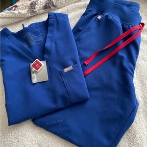 Women’s FIGS set in Winning blue/ medium tall/ Medium Zamora/Catarina